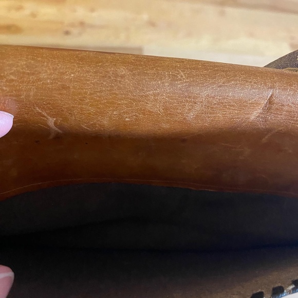 Vintage Hand Tooled Carved Siesta Mexico Leather Handbag w/Small Wallet - Picture 15 of 16